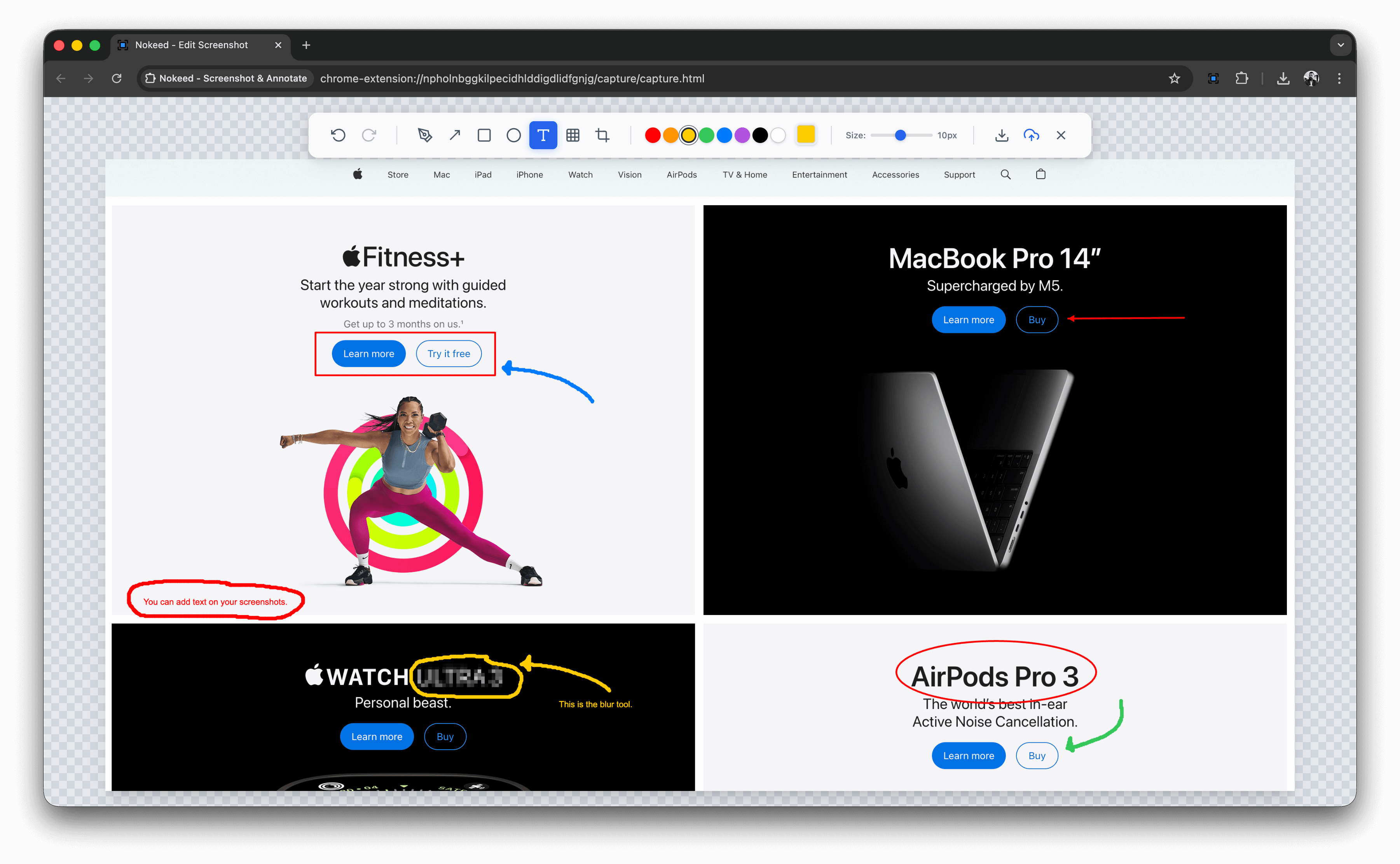 Snapy Extension Screenshot
